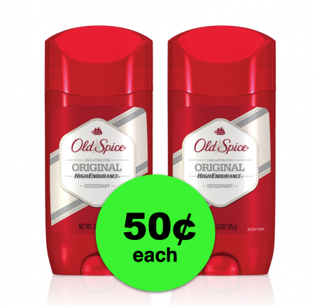Old Spice Deodorant is 80% Off ~ Only 50¢ Each at Publix! Happening Right Now!