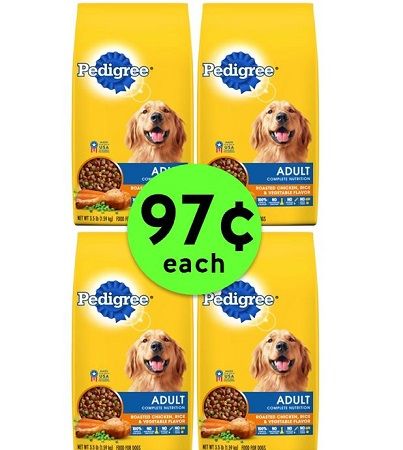 Stock Up on Pedigree Dry Dog Food ONLY 97¢ Per Bag at Publix! ~ Ends Tues/Weds!