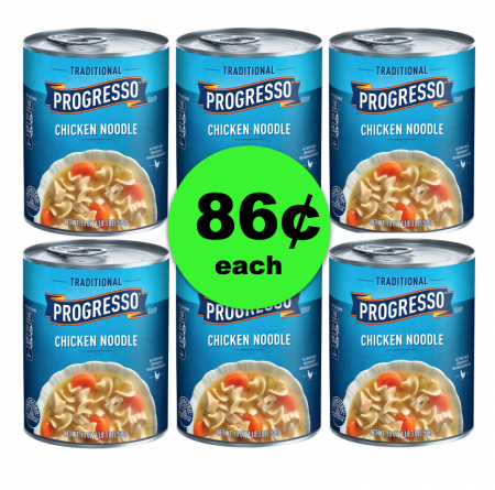 Right Now at Publix – Get Progresso Soup For Only 86¢ EACH! ~ This Week Only!