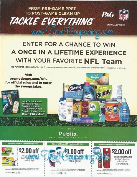 Use Your Publix "Tackle Everything" Coupons Before They Expire on 9/23!