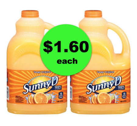Cool Drinks for Hot Days – Sunny-D Citrus Punch Gallons Just $1.60 Each at Publix ~ Ends Tues/Weds!