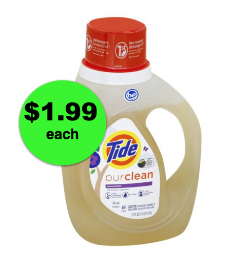 Sort the Laundry! Tide Purclean is ONLY $1.99 at Publix ~ Starts Weds/Thurs!