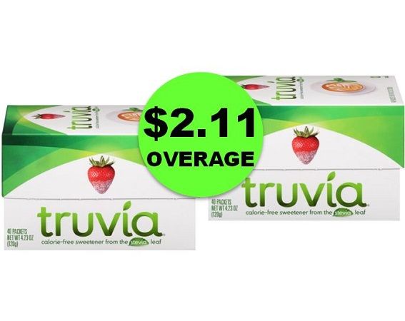 Nab TWO (2!) FREE + $2.11 OVERAGE on Truvia Stevia Sweeteners at Publix! ~ Ad Starts Today!