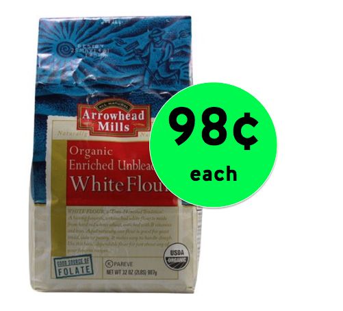Pick Up Arrowhead Organic All Purpose Flour ONLY 98¢ Each at Walmart! ~Right Now!
