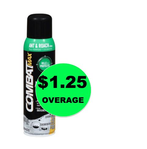 FREE Combat Max Quick Kill Foam Spray (After Rebate) + $1.25 Overage at Walmart! ~Right Now!