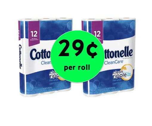 Pick Up Cottonelle Bath Tissue Only 29¢ Per Roll at Walgreens! ~ Right Now!