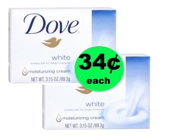 Enjoy Soft Clean Skin with Dove Beauty Bars ONLY 34¢ Each at Walgreens Right Now!