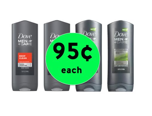 Stock Up on Dove's Mens Body Wash Only 95¢ Each at Walgreens! ~ Starts Sunday!