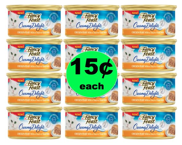 Kitties Eat CHEAP This Week! Fancy Feast Creamy Delights Cat Food ONLY 15¢ Each at Walmart! ~ Right Now!