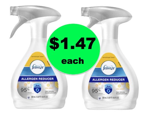 Nab Febreze Fabric Refresher ONLY $1.47 Each at Walgreens! ~ This Week!