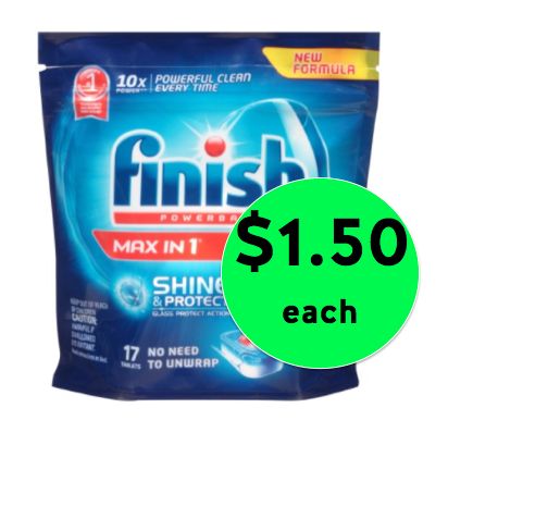Sparkling Clean Dishes for CHEAP! Finish Powerball Tabs ONLY $1.50 Each at Winn Dixie! ~Right Now!
