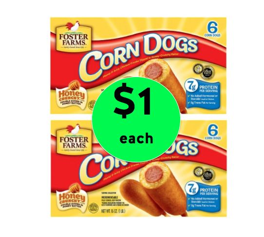 Pick Up Foster Farms Corn Dogs Only $1 Each at Target! ~ Right Now!