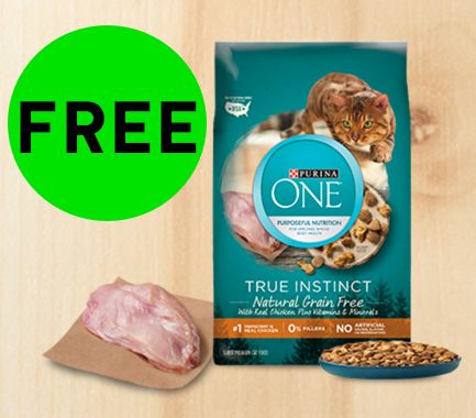 Don't Miss Out on FREE Purina One Cat Food!