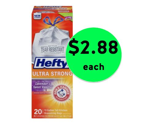 Get Hefty Tall Kitchen Trash Bags ONLY 2 88 Each At Walmart Right Now   Hefty Tall Kitchen Trash Bags Walmart 8 5 