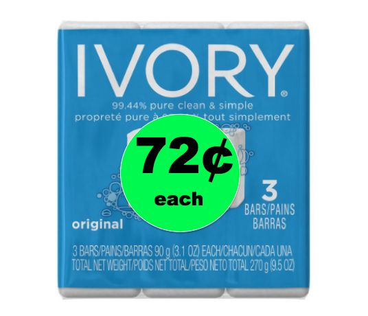 Make Sure You Get Your 72¢ Ivory Bar Soap 3 Pack at Target! ~ Going On Now!