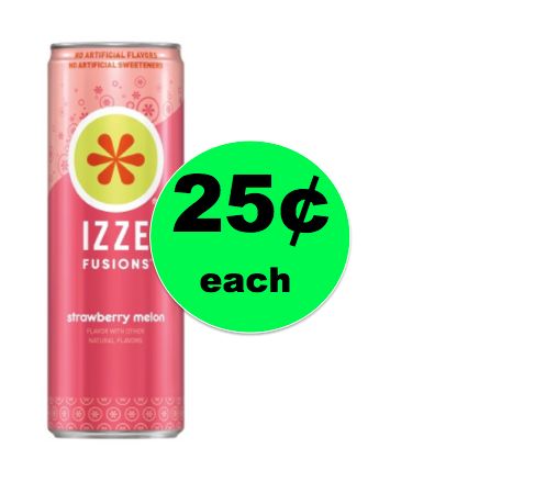 Pick Up Izze Fusion Sparkling Water for ONE QUARTER at Walmart! ~Right Now!