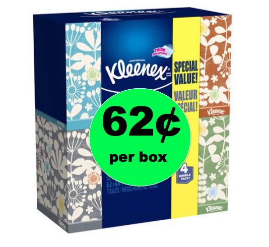 Snub the Sniffles with Kleenex Tissues ONLY 62¢ Each at Walgreens Right Now!