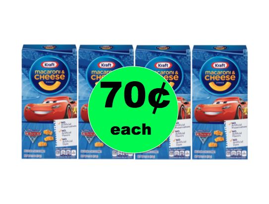 The Kids Will Cheer for FOUR (4!) Kraft Macaroni & Cheese ONLY 70¢ Each at Target! ~This Week Only!