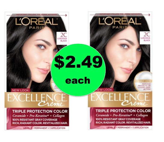 Wash Away the Gray with $2.49 L'Oreal Excellence Hair Color at Target Right Now!