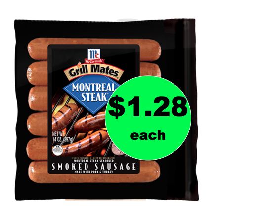 Grilling This Weekend? Pick Up Grill Mates Smoked Sausage ONLY $1.28 at Walmart! ~Going on Now!