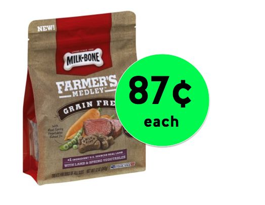 Treats for Your Pup! Get Milk-Bone Farmer's Medley Dog Treats for ONLY 87¢ at Walmart! ~Right Now!