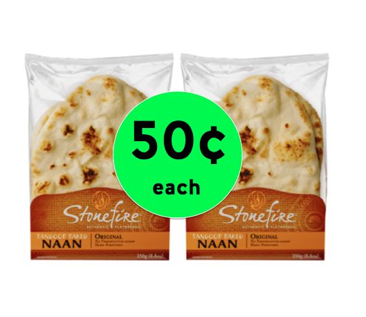 Delicious! Get Naan Bread ONLY 50¢ Each at Winn Dixie! ~ Starting Wednesday!