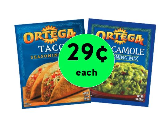 Spice It Up with 29¢ Ortega Seasoning Mixes at Target! ~ Right Now!