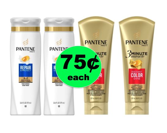 Pick Up FOUR (4!) Pantene Hair Care Products ONLY 75¢ Each at Target ~ Ends Saturday!
