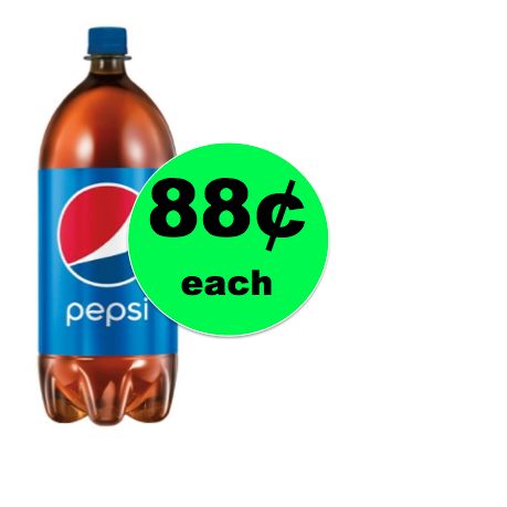 Pick Up Pepsi 2L Bottles ONLY 88¢ Each at Winn Dixie {NO Coupon Needed}! ~Sat/Sun ONLY!