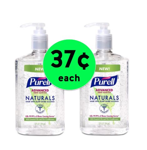 Exterminate Germs with 37¢ Purell Naturals Hand Sanitizer at Target! ~ Right Now!