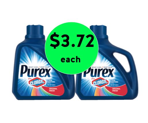 Get Purex Laundry Detergent BIG Bottle ONLY $3.72 at Walgreens! ~Going On Now!