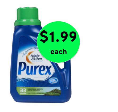 Get Purex Laundry Detergent ONLY $1.99 Each at Walgreens! ~Going On Now!