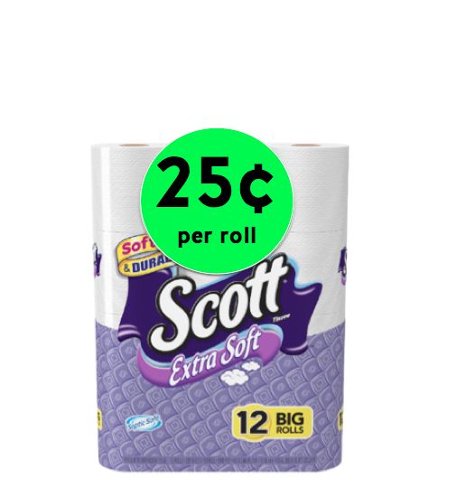 Stock Up on TP! Get Scott Extra Soft Bath Tissue for Only 25¢ Per Roll at Walgreens! ~ Starts Sunday!
