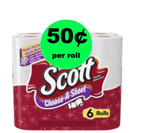 Pick Up Scott Paper Towels ONLY 50¢ per Roll at Walgreens! ~Today Only!