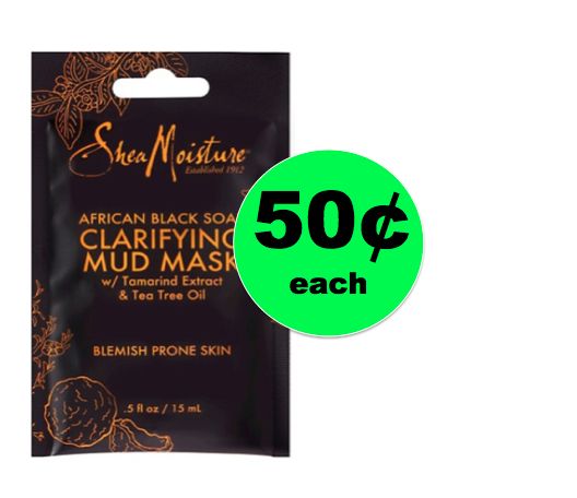 Get SheaMoisture Facial Masks ONLY 50¢ Each at Walmart Right Now! {Also on Sale at Target}