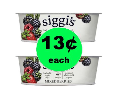 Get Out Your Spoons for 13¢ Siggi's Icelandic Yogurt RIGHT NOW at Target!