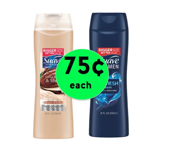 Love Your Skin with Suave Body Wash Only 75¢ Each at Walgreens! ~ Right Now!