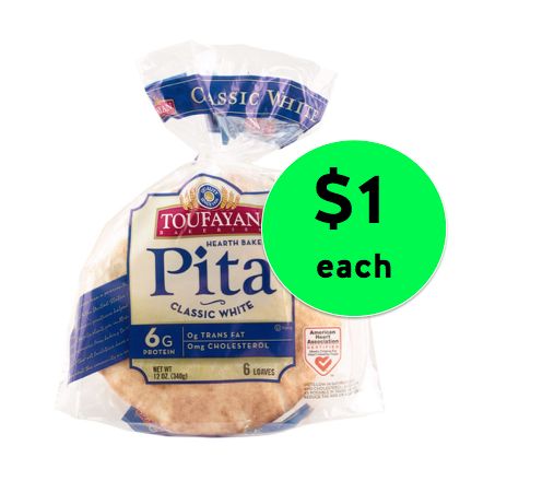 Pick Up Toufayan Pita Bread Only $1 Each at Winn Dixie! ~ Right Now!