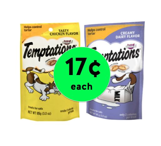 Don’t Miss the Purrr-fect Deal on Whiskas Temptations Cat Treats ONLY 17¢ Each at Winn Dixie! ~Ends Tomorrow!