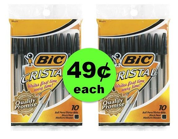 Write On with 49¢ Bic Cristal Ballpoint Pens at CVS! ~ Going On Now!