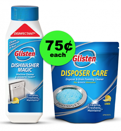 Sparkly Clean! Try Glisten Dishwasher Magic or Disposer Cleaner For 75¢ at Publix ~ Starts Saturday!