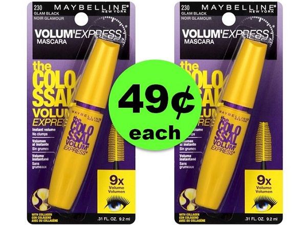 Glam Up Those Lashes with 49¢ Maybelline Volum’ Express Mascara at CVS! ~ Right Now!
