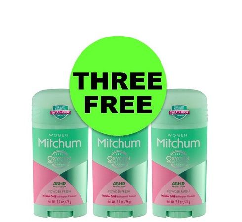 Pick Up THREE (3!) FREE Mitchum Deodorants at CVS! ~ Starts Sunday!