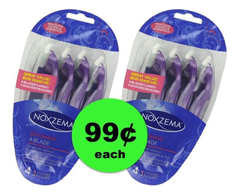 It's Still Shorts Weather! Get Noxzema Spa Shave Women's Razors at Publix for ONLY 99¢ ~ Going On Now!