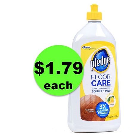 Get Your Floors Squeaky Clean With 1 79 Pledge Floor Cleaner At