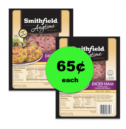 Use Smithfield Ham To Make Omelets For Breakfast! Now Just 65¢ Each at Publix! ~ Starts Weds/Thurs!