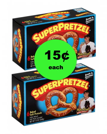 PRICE DROP! Get SuperPretzel Soft Pretzels at Publix for 15¢ ~ Weds/Thurs ONLY!