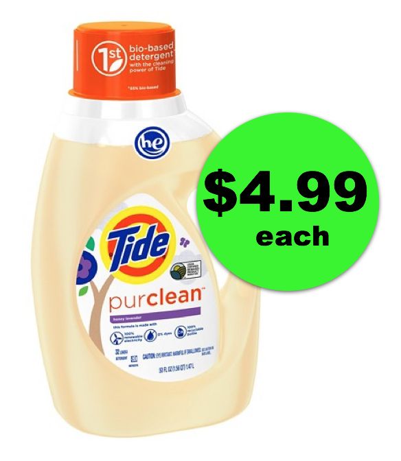 Got a Laundry Mountain? Get Tide Purclean at Publix for ONLY $4.99 Each {Reg. $14!} ~ Starts Weds/Thurs!