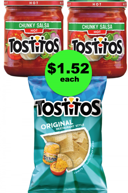 Hurricane Prep Item!! Publix Has Tostitos Chips & Salsa For ONLY $1.52 Each ~ Right Now!