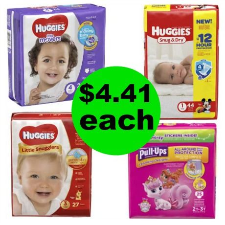 Don’t Miss The Huggies Diapers or Pullups You Get This Week at Walgreens For Only $4.41 Each!